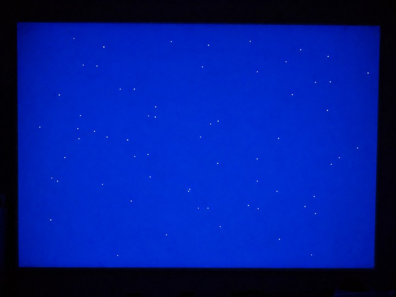 Defeito Chip DMD - pixels brancos na projeção